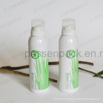 Botella de aerosol de aluminio 120ml para el embalaje cosmético del aerosol (PPC-AAC-044)